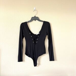 Stella Luce Lace Up Bodysuit